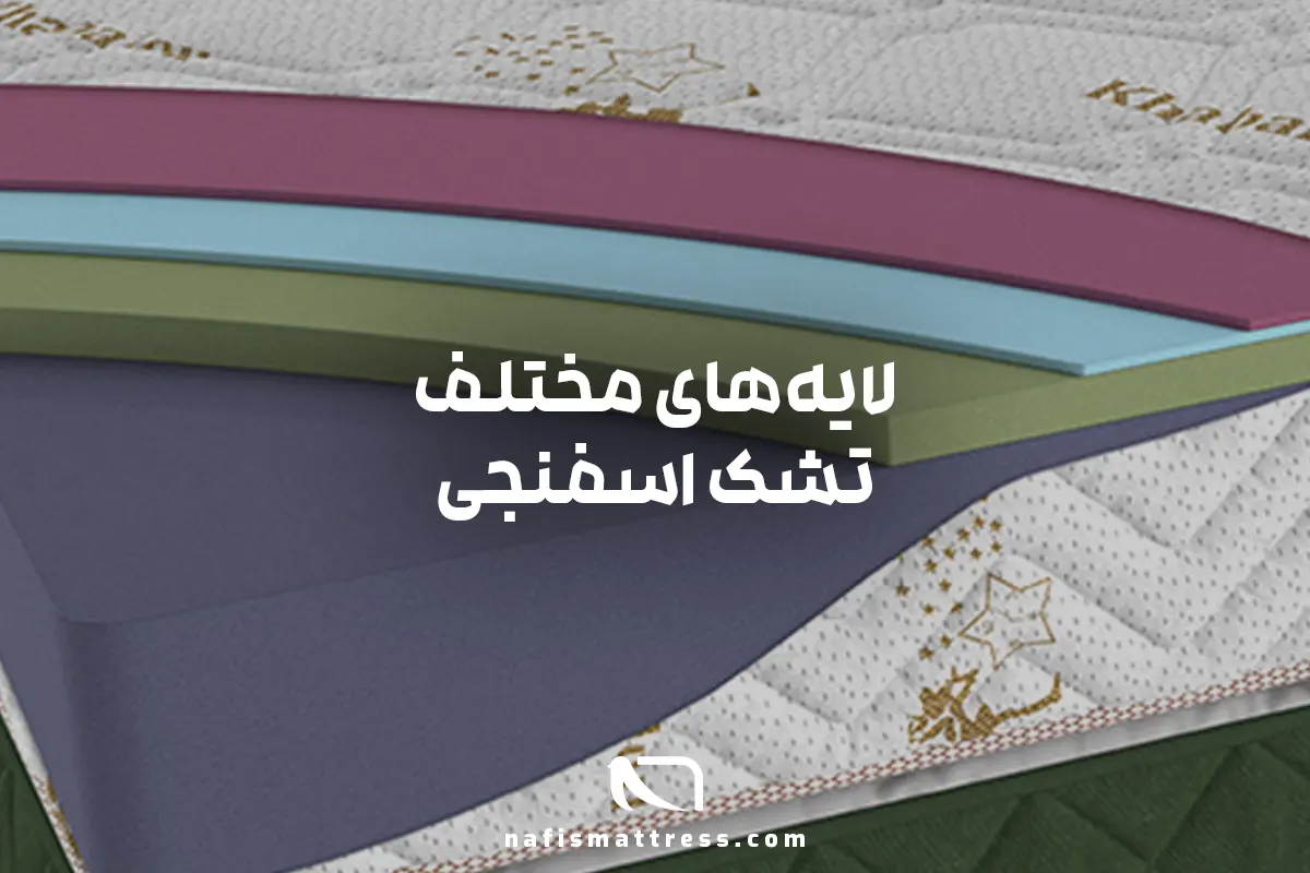 لایه های مختلف تشک طبی اسفنجی
